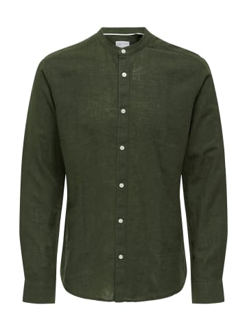 Only&Sons Hemd 'Caiden' in dunkelgrün