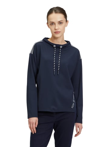Betty Barclay Sweatshirt mit hohem Kragen in dunkelblau