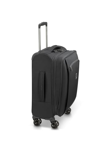 Delsey Montmartre Air 2.0 4-Rollen Kabinentrolley 55 cm in schwarz