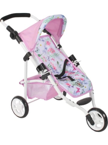 Chic 2000 Puppenzubehör Jogging-Buggy LOLA Flowers - 3-8 Jahre