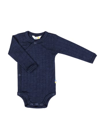 Joha Wickel-Body langarm Merino-Wolle/Seide in navy