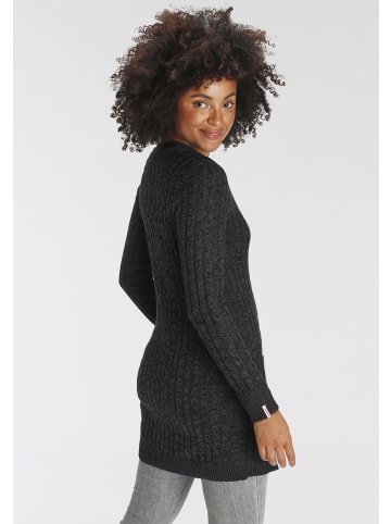 Kangaroos Longstrickjacke in anthrazit melange