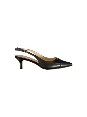 Twinset Schwarze Leder-Sandale