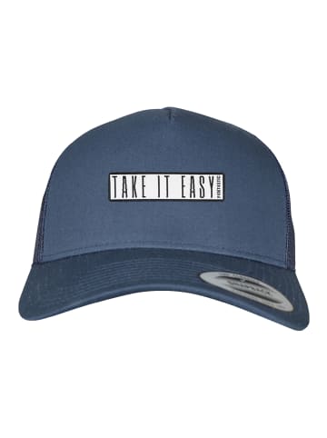 F4NT4STIC Retro Trucker Cap Retro Trucker Cap Take It Easy in marineblau