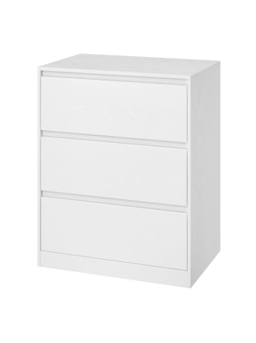 VASAGLE 3er-Set: Kommode Kailyn in Schneeweiß - (B)40 x (H)75 x (T)60 cm