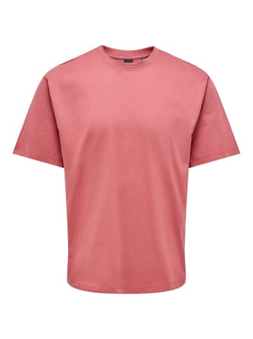 ONLY & SONS T-shirt in Dusty Cedar