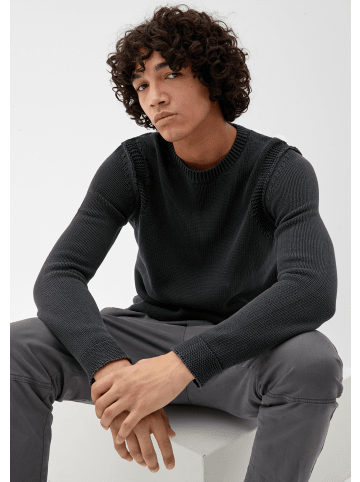 Qs Pullover langarm in Schwarz