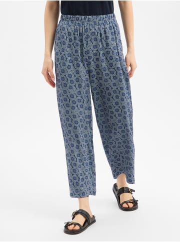 Franco Callegari Hose in blau ecru