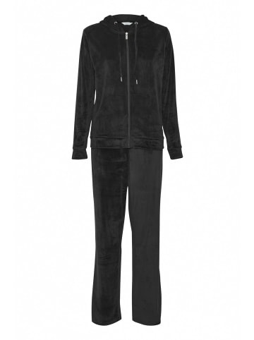 b.young Jogginganzug BYMITZA SET 3 - 20810786  Jogginganzug in Samt-Optik in black denim