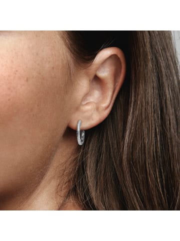 Pandora Damen-Creolen Ohrringe für Charms Silber 925