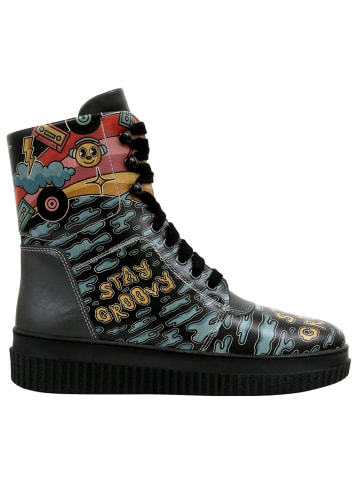 Dogo Future Boots Stay Groovy 40 in Schwarz