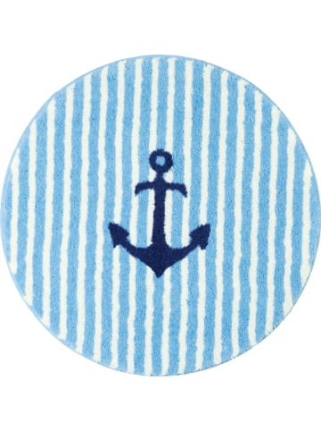 Erwin Müller Badematte Lefkada in hellblau