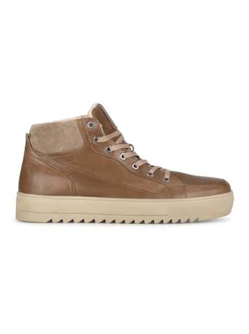 PS Poelman Mid-cut Sneaker "MIKE" in Taupe