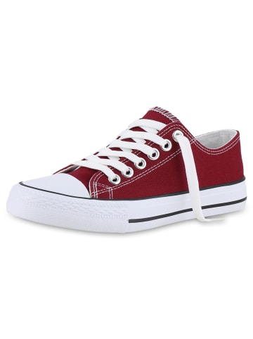 VAN HILL Sneaker Low Aurora in Burgund