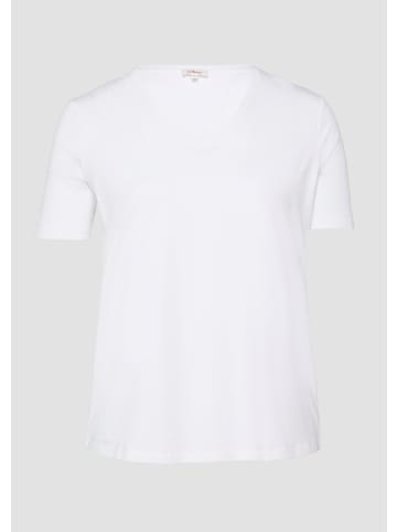 s.Oliver T-Shirt in 0100_weiß