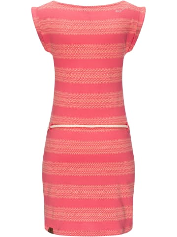 ragwear Sommerkleid Tag Blockstripes Intl. in Pink