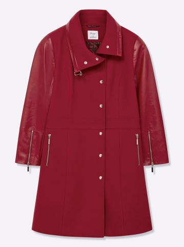 sheego by Joe Browns Kurzmantel in kirsche