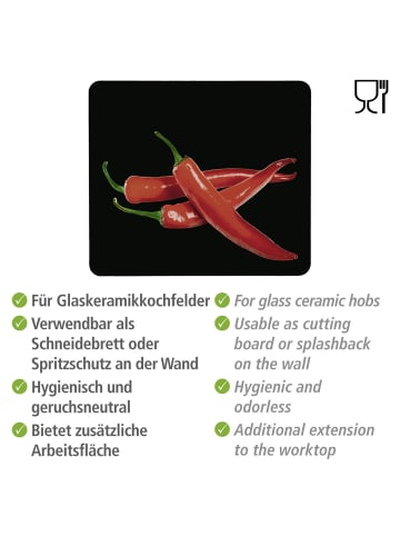 Wenko Motivplatte Hot Peperoni, Motivplatte Mod. Hot Peperoni in Design