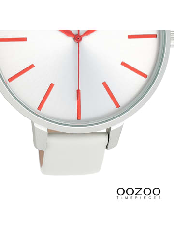 Oozoo Armbanduhr Oozoo Timepieces grau extra groß (ca. 48mm)