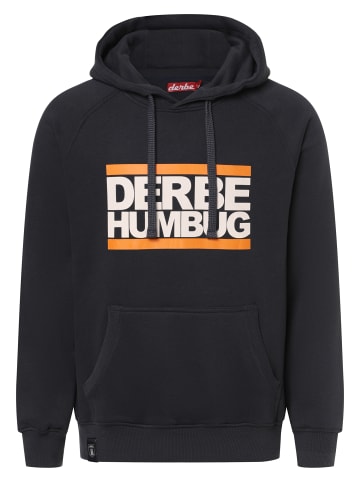 Derbe Kapuzenpullover Humbug in marine