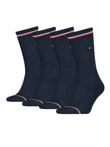 Tommy Hilfiger Socken TH MEN ICONIC SOCK 4P in 322 - dark navy