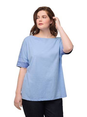 Ulla Popken Shirt in himmelblau