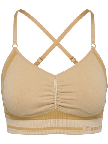 Hummel Hummel Top Hmlmt Yoga Damen Atmungsaktiv Feuchtigkeitsabsorbierenden Nahtlosen in CURDS & WHEY MELANGE