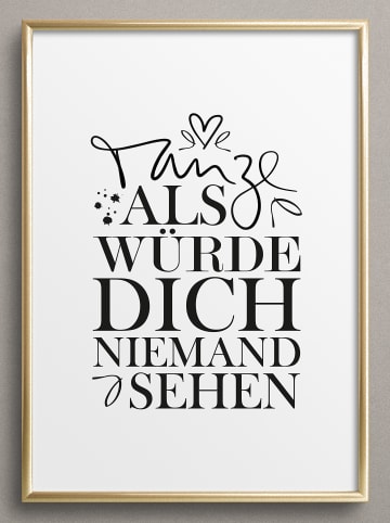 Tales by Jen Poster / Kunstdruck "Tanze als würde dich niemand sehen" I Ohne Rahmen