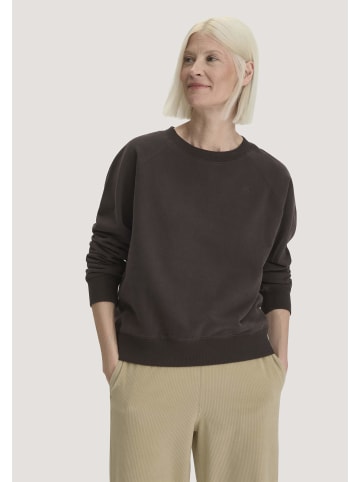 Hessnatur Hessnatur Sweatshirt Relaxed aus Bio-Baumwolle mit recycelter Baumwolle in espresso