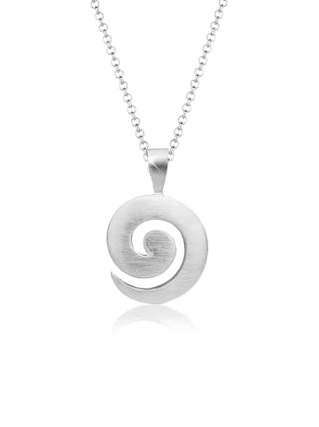 Nenalina Halskette 925 Sterling Silber Spirale in Silber