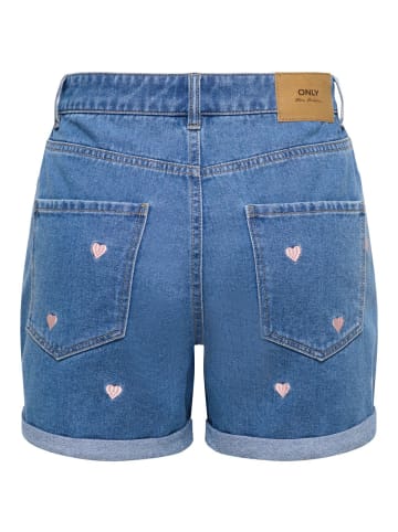 ONLY Short ONLVEGA HW EMBROIDERY DNM regular/straight in Blau
