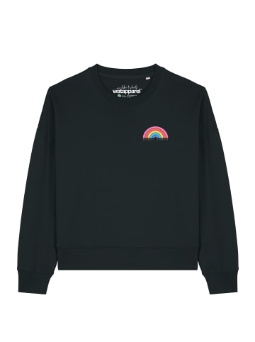 wat? Apparel Sweatshirt Women Power in Schwarz