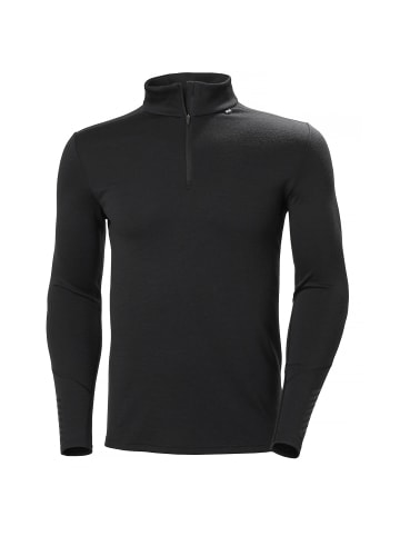 Helly Hansen M LIFAMERINOMIDWEIGHT HALF ZIP in Schwarz