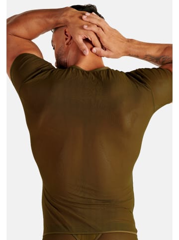 WOH Unterhemd / Shirt Kurzarm Personal Allure in Grün