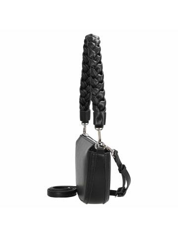 Seidenfelt Melbu Halfmoon - Schultertasche 28 cm (black) in schwarz