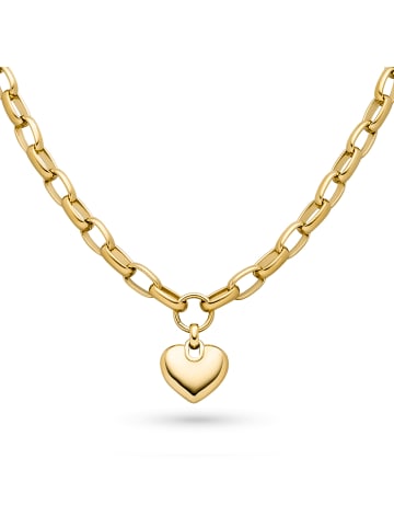 s.Oliver Halskette Chunky Heart in gold