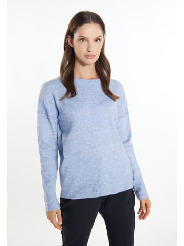 usha WHITE LABEL Strickpullover in Blau Melange