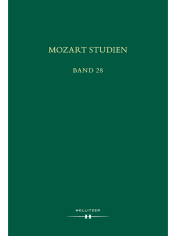 HOLLITZER Buch - Mozart Studien Band 28
