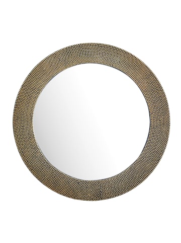 KADIMA DESIGN Wandspiegel 60 cm Metall Design Hängespiegel , Aluminium