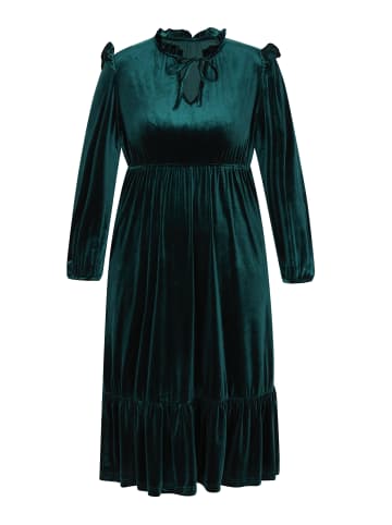 faina Plus Size Dress in emerald