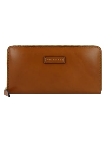 The Bridge Leda Geldbörse RFID Schutz Leder 19 cm in cognac