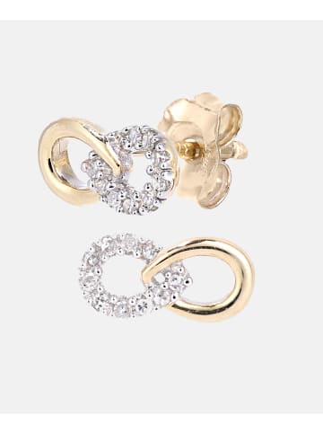 Diamant L'éternel Ohrringe aus 375 Gelbgold mit Diamant