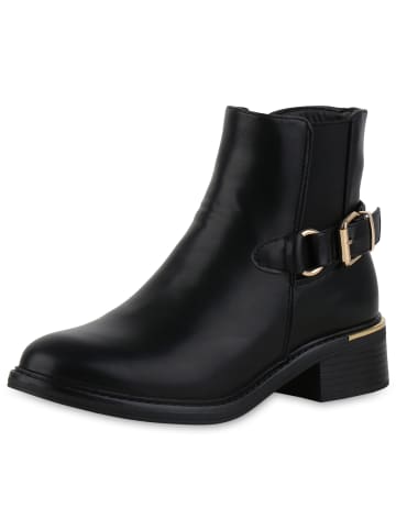 VAN HILL Biker Boots Elizabeth in Schwarz
