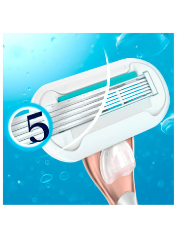 Gillette Venus Nassrasierer für Frauen "Extra Smooth Sensitive" in Rosegold