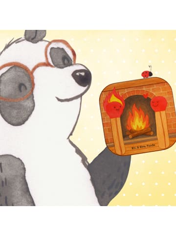Mr. & Mrs. Panda gläseruntersetzer Streichhölzer Design ohne Spruch in Weiß