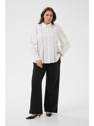 KAFFE curve Langarm - Hemd KCbelli Regular fit in Optical White