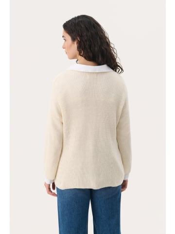 PART TWO Strickpullover EtronaPW Relaxed fit in Eggnog