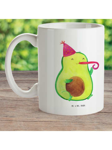 Mr. & Mrs. Panda Kaffeebecher Avocado Feier ohne Spruch in Weiß