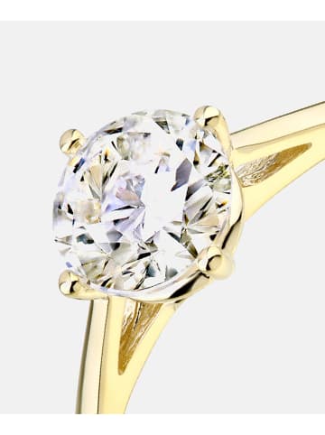 Vanlere Verlobungsring aus 375 Gelbgold mit Zirkonia