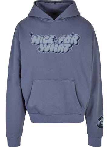Mister Tee Mister Tee Herren Nice for what Ultra Heavy Oversize Hoodie in vintageblue